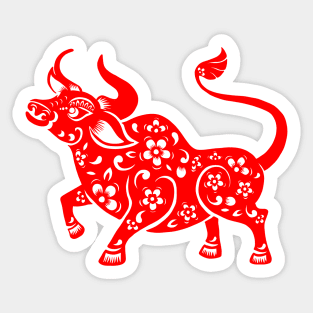 Chinese New Year – Year of the Ox Sticker